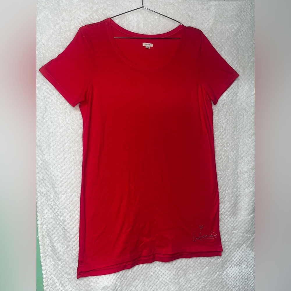 Aerie Women’s Nightgown Sleepwear Tshirt Sleep Dress Pink Large